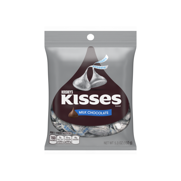 Hershey's Kisses Peg Beg 4.84oz 12ct